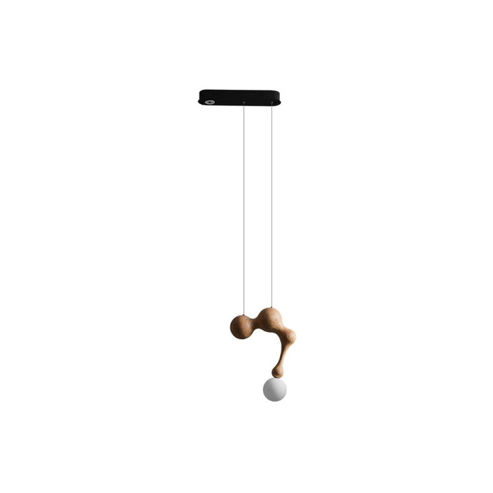 Lampa Wisząca Jenna z Drewna