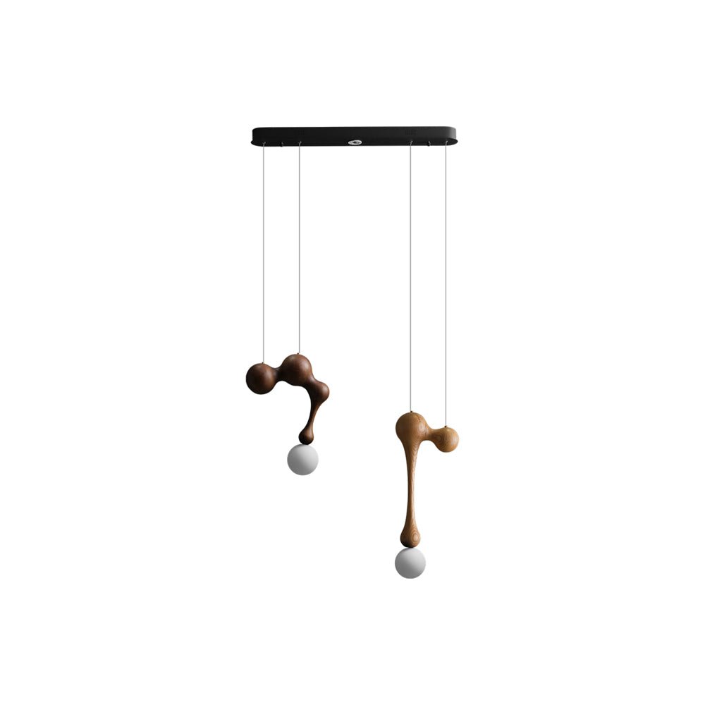 Lampa Wisząca Jenna z Drewna