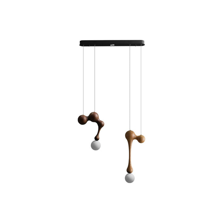 Lampa Wisząca Jenna z Drewna