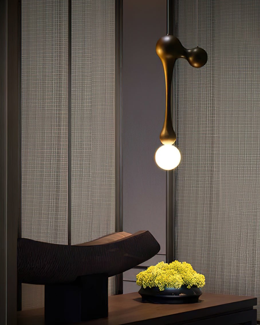 Lampa Wisząca Jenna z Drewna