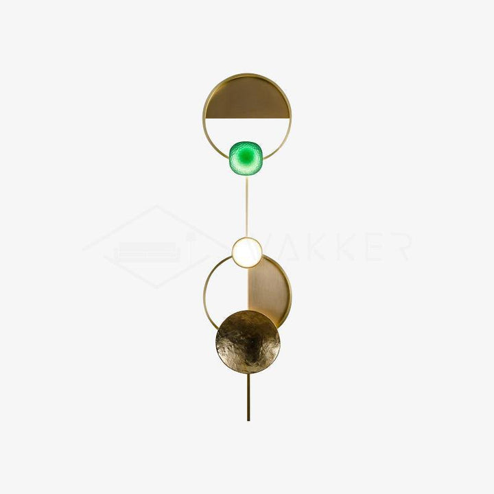 Lampa Ścienna z Kamieni Szlachetnych