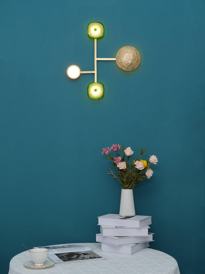 Lampa Ścienna z Kamieni Szlachetnych