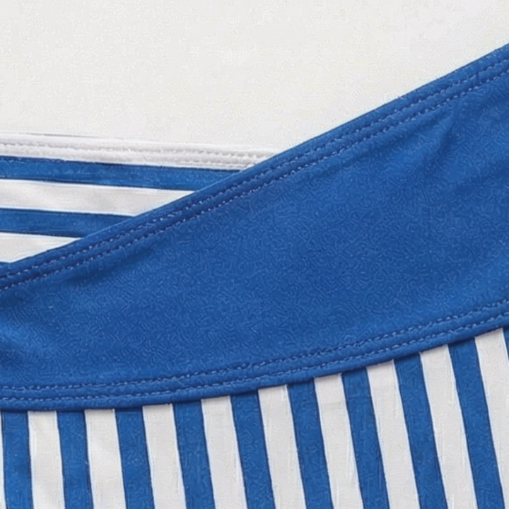Marivela – Zestaw bikini z wysokim stanem i z przodu zapinanym na krzyż dla kobiet