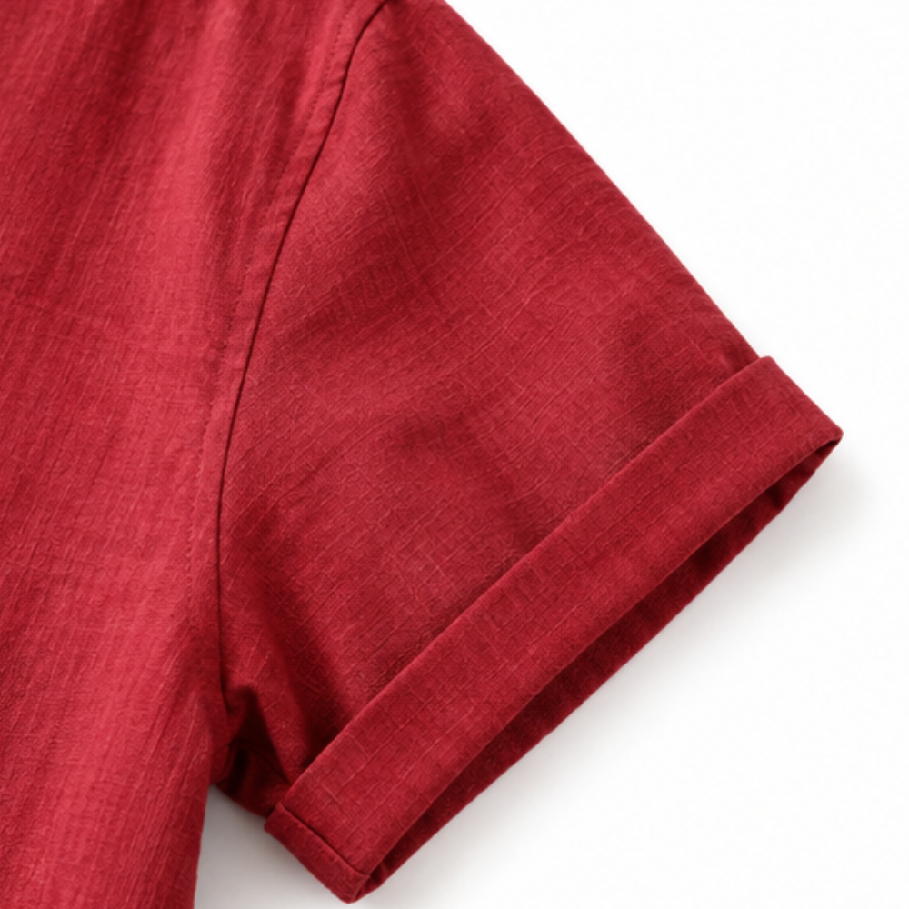 Draperie – Koszula z krótkim rękawem w luźnym kroju