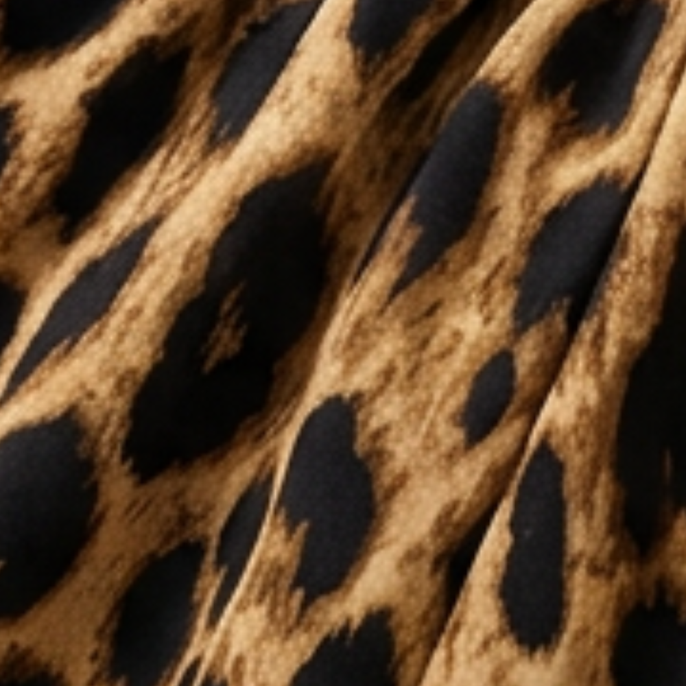 Florenza – Kombinezon damski z leoparda z wcięciem w talii