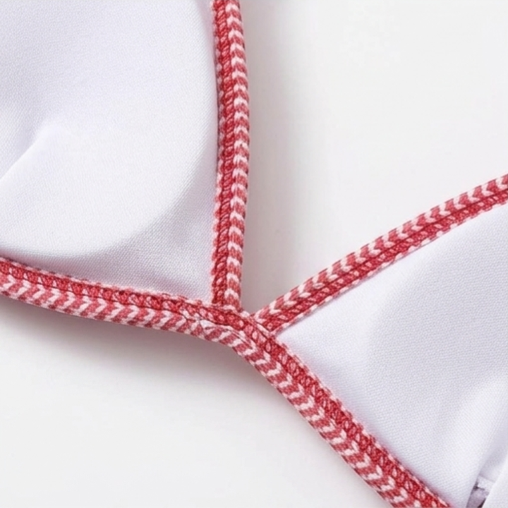 Solaia – Zestaw bikini w stylu boho z nadrukiem