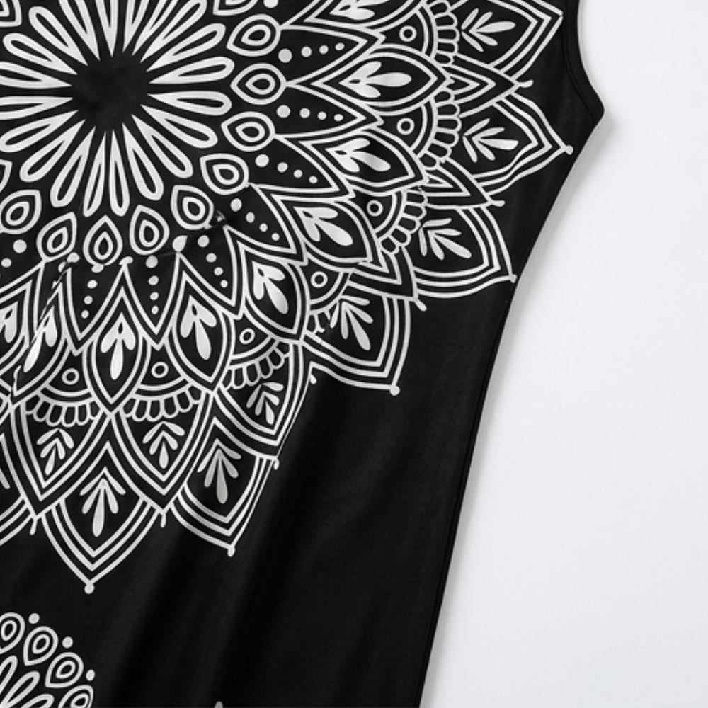 Mandara – Boho Mandala Maxi Dress