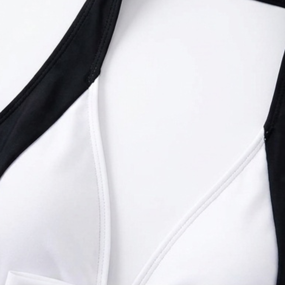 Soliera – Kobiecy Strój Kąpielowy Plus Size z Halterem i Szortami