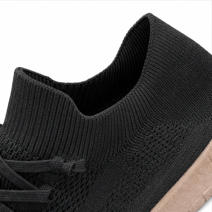 Softstride – Damskie Trampki Slip-On z Dzianiny z Wyściełaną Grubą Podeszwą