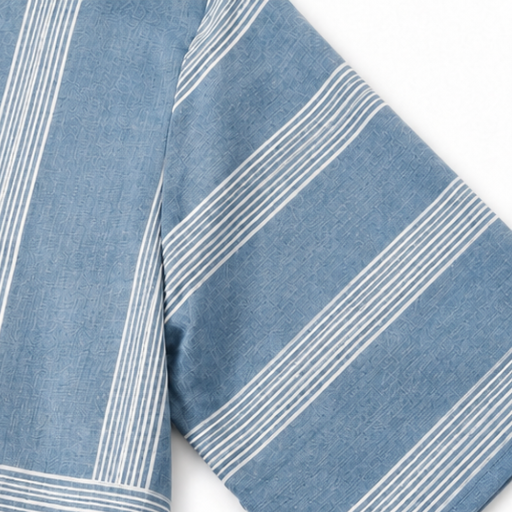 Ease &amp; Stripe – Tunika w paski z dekoltem w serek i zestaw spodni