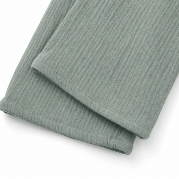 Linelle – Kobiece Spodnie Cropped z Szerokimi Nogawkami i Kieszeniami