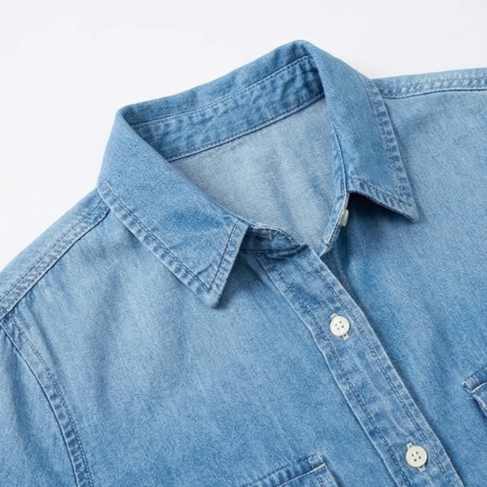 Veluna – Zestaw piżamowy w stylu miękkiego dżinsu dla kobiet