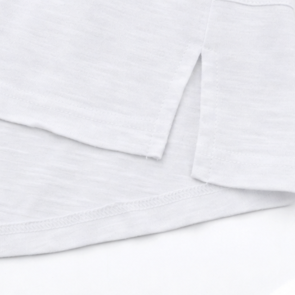 Wearlyn – T-shirt w rozmiarze oversize z rozcięciem na dole i rozszerzanymi rękawami