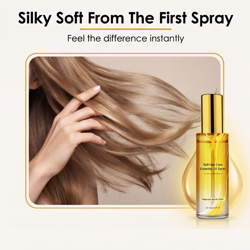 Silkaire – Lekki spray olejowy do włosów dla miękkich, lśniących włosów