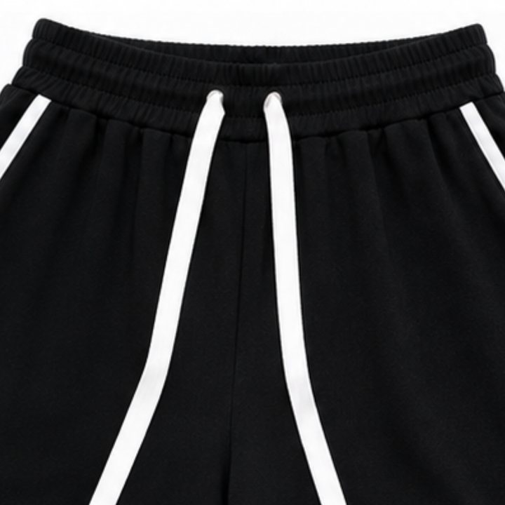 Wearbella – Sweter w paski z patchworkiem i szerokie spodnie