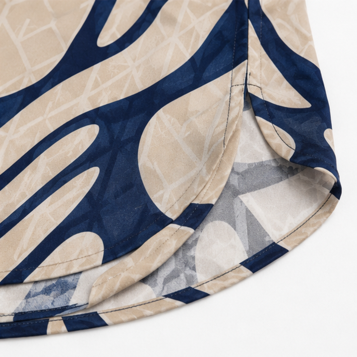 Easewear – Geometryczna Midi Sukienka, Która Obejmuje, A Nie Przylega