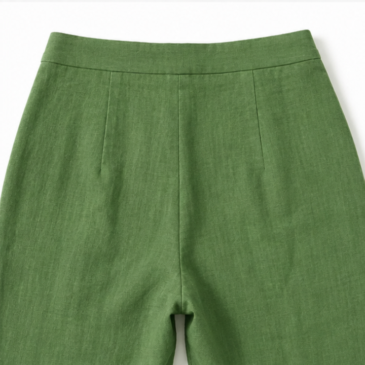 Linora – Spodnie z szerokimi nogawkami i wysokim stanem