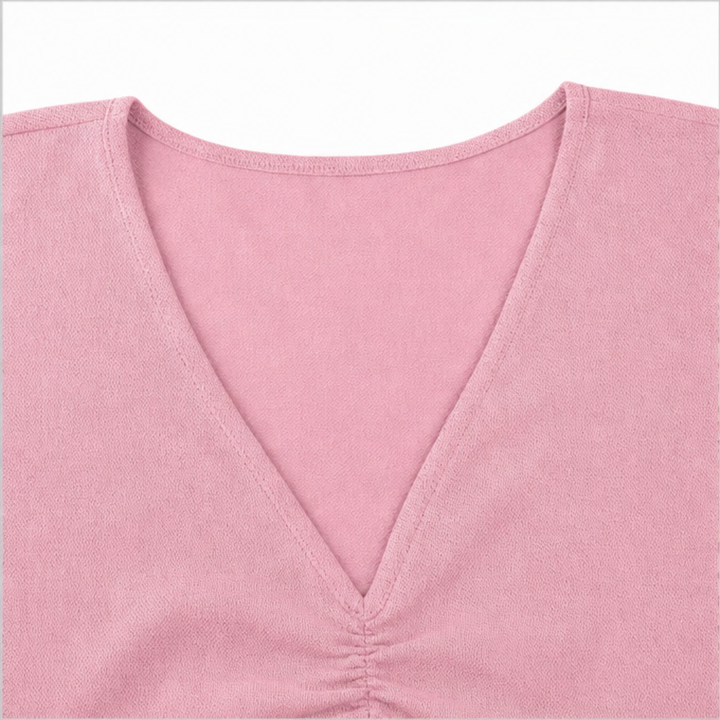 Wearbella – Sukienka midi w rozmiarze plus z dekoltem w serek i empire waist z marszczeniem