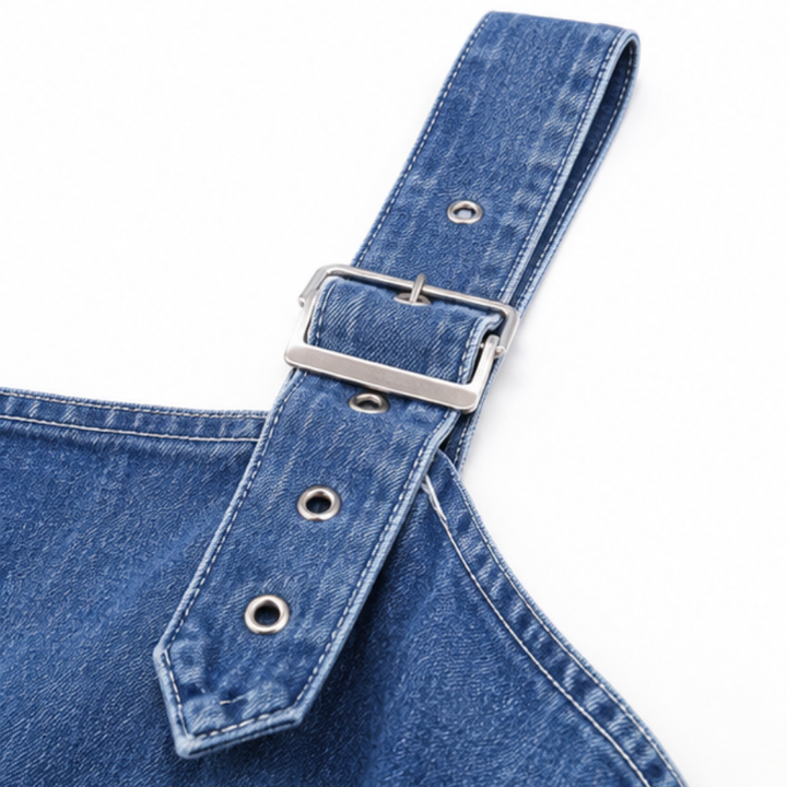 Wearbella – Ogrodniczki z szerokimi nogawkami i odkrytymi ramionami