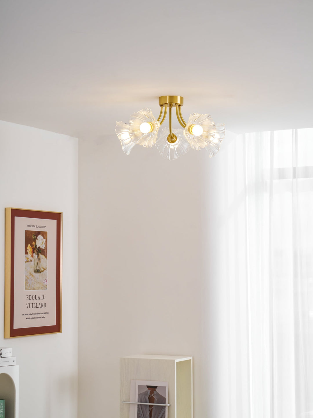 Lampa sufitowa z szkła Kalin