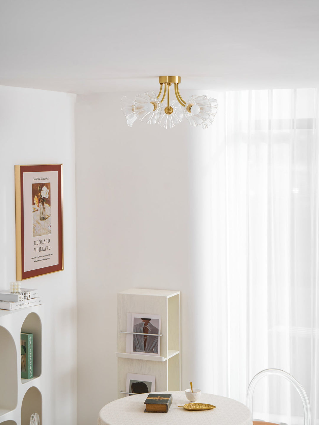 Lampa sufitowa z szkła Kalin