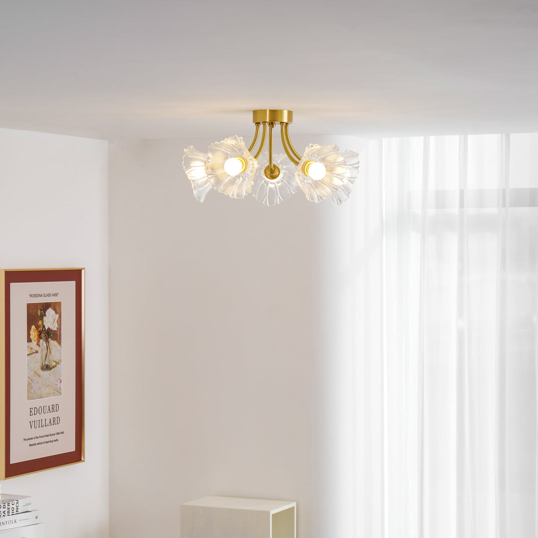 Lampa sufitowa z szkła Kalin
