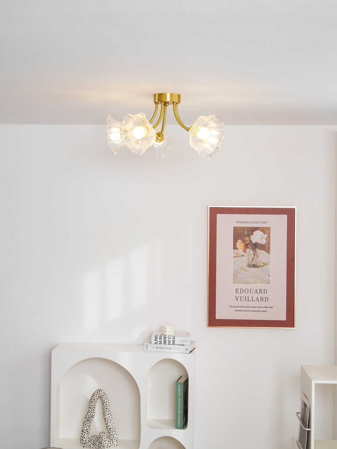 Lampa sufitowa z szkła Kalin