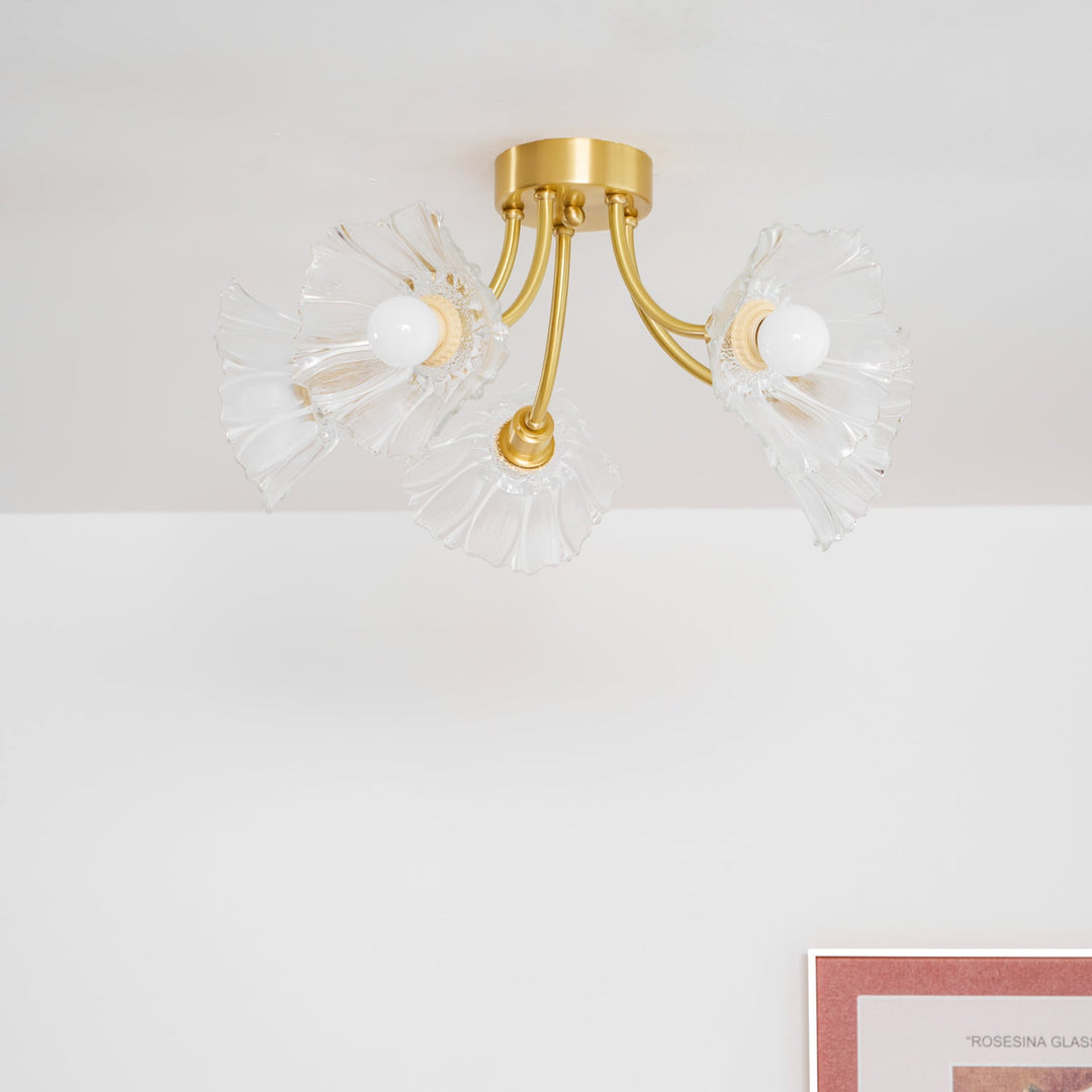 Lampa sufitowa z szkła Kalin