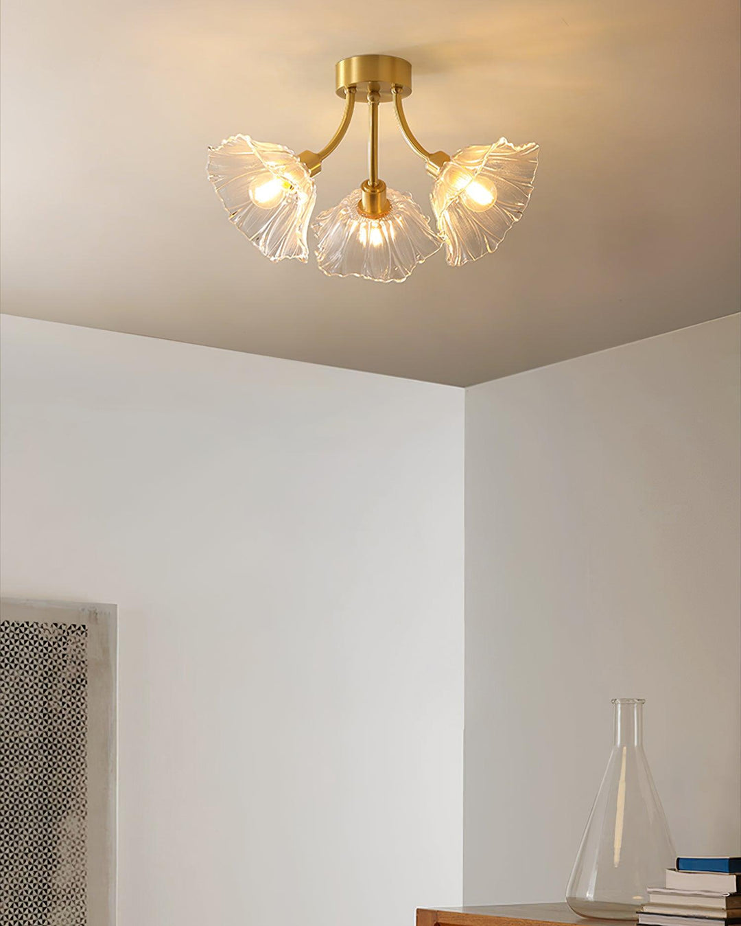 Lampa sufitowa z szkła Kalin