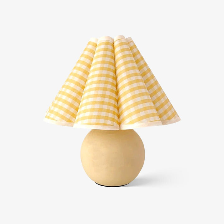 Lampa stołowa Kicsi z plisowanym kloszem