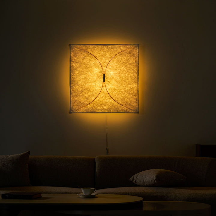 Lampa Ścienna z Papieru w Kształcie Latawca