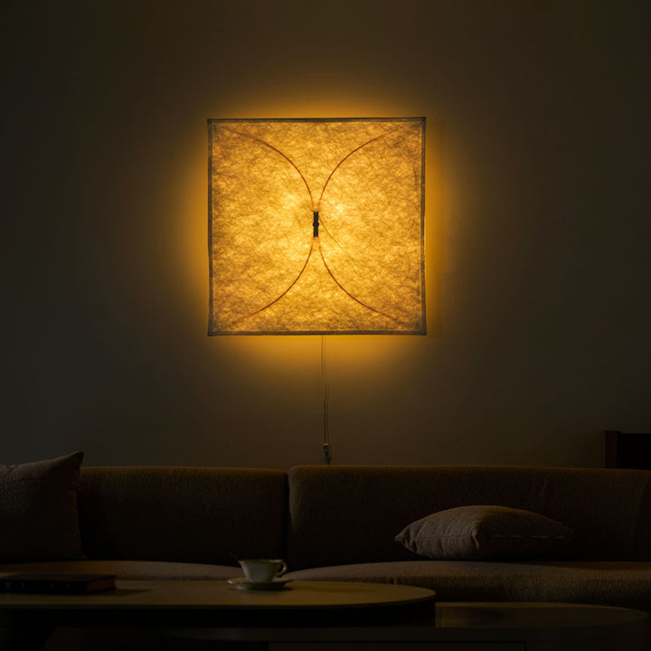 Lampa Ścienna z Papieru w Kształcie Latawca