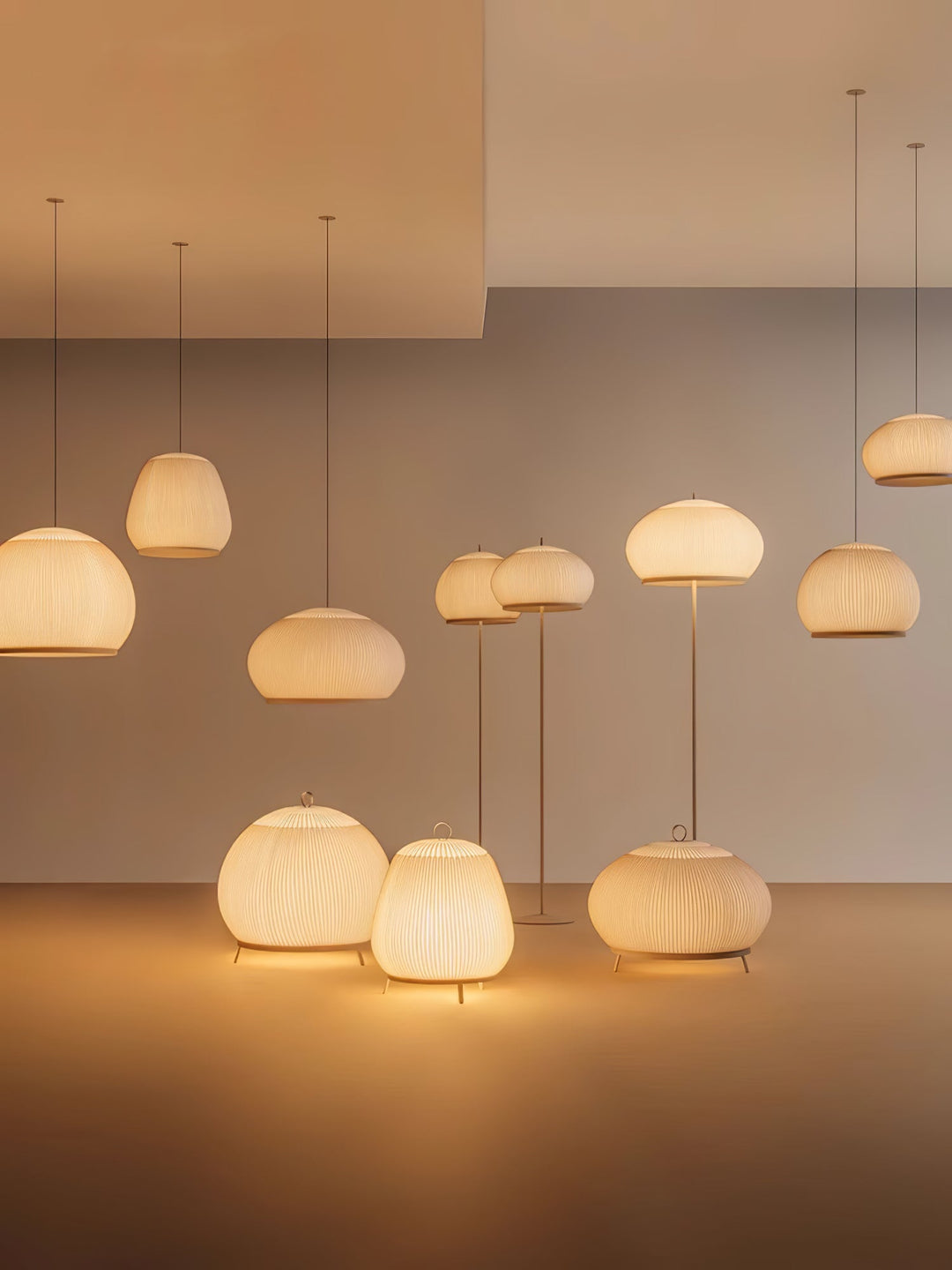 Lampa Wisząca Dzianinowa