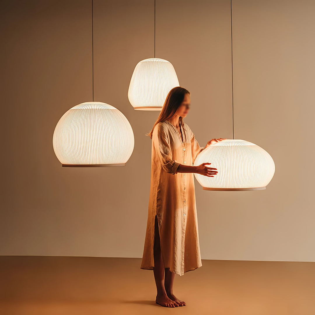 Lampa Wisząca Dzianinowa