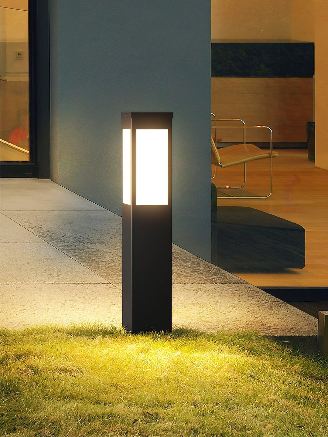 Zewnętrzna solarna lampa słupkowa Kuzco