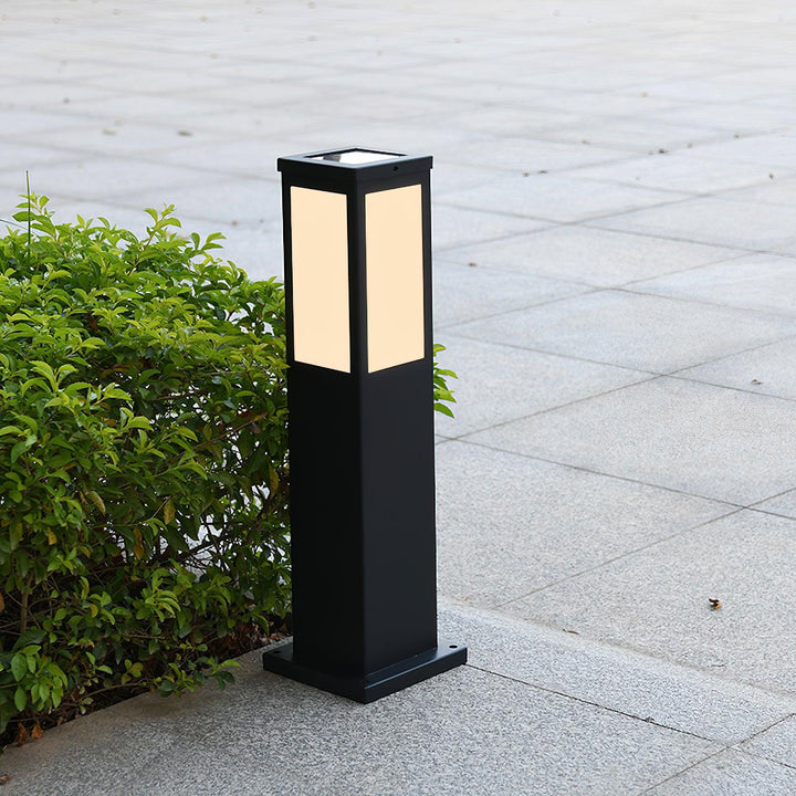 Zewnętrzna solarna lampa słupkowa Kuzco