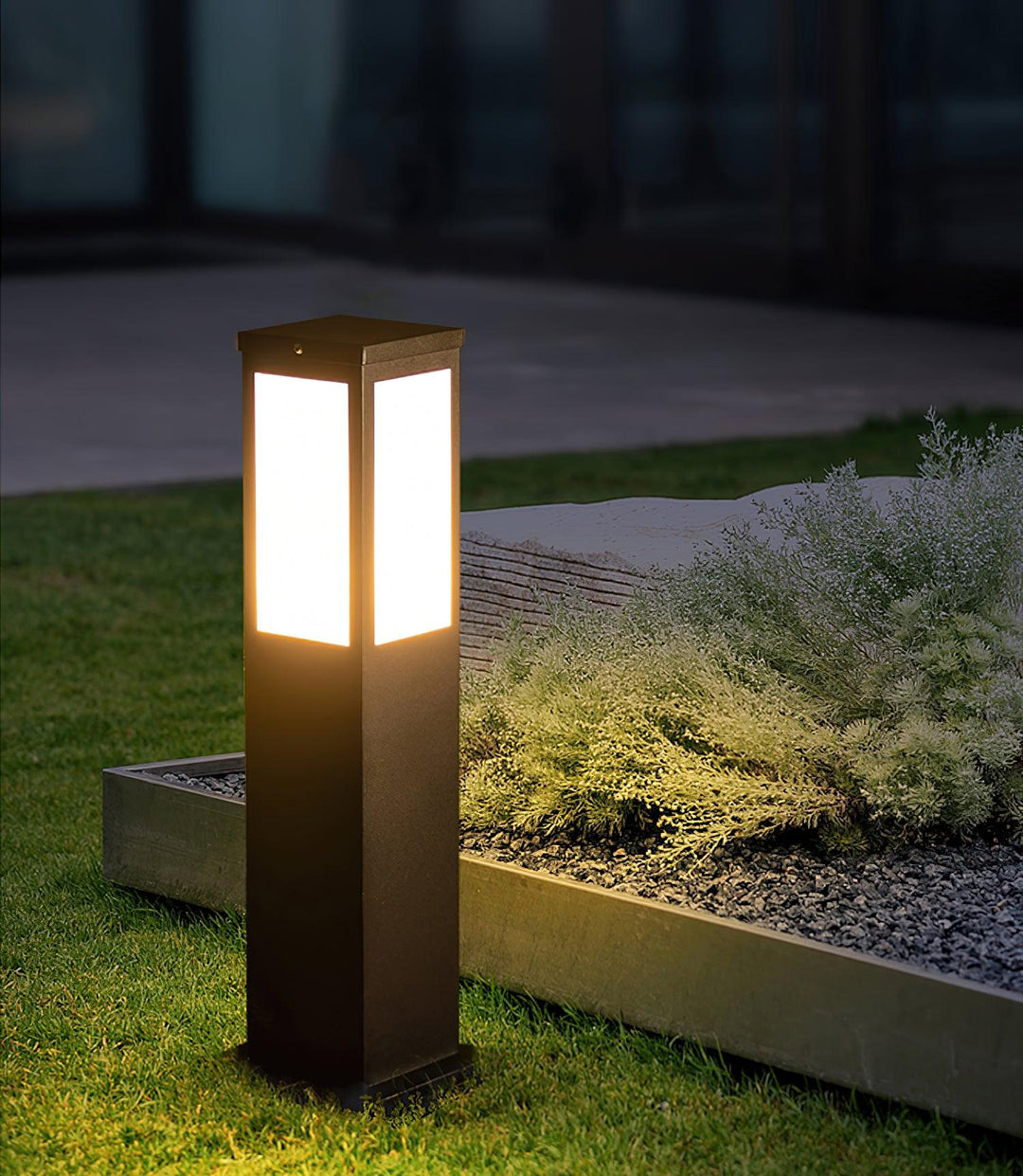Zewnętrzna solarna lampa słupkowa Kuzco