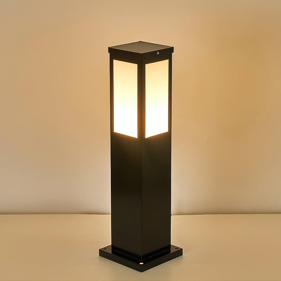 Zewnętrzna solarna lampa słupkowa Kuzco
