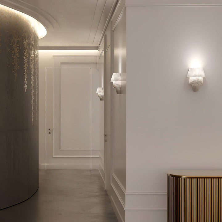 Lampa ścienna Laboratorium Alabaster