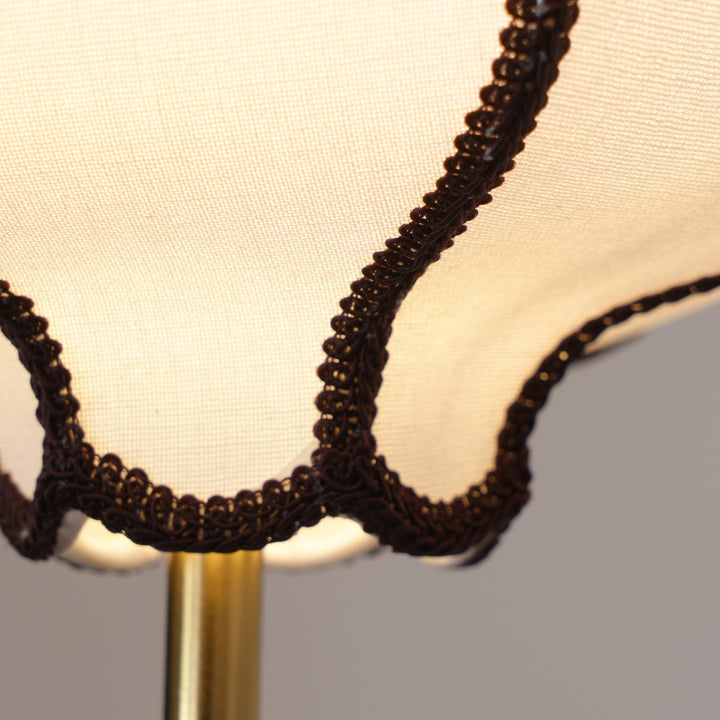 Lampa wisząca z tkaniny w kształcie latarni