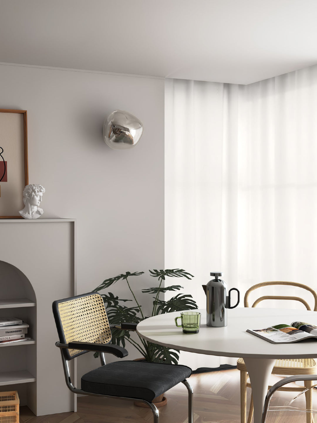 Lampa Ścienna Lava z wtyczką