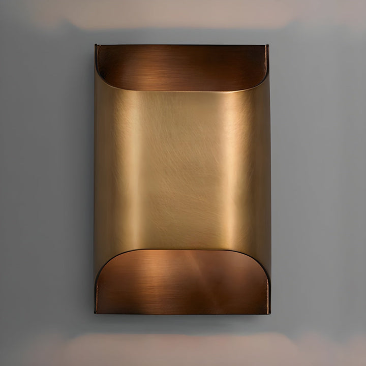 Lampa ścienna Leclerc z mosiądzu