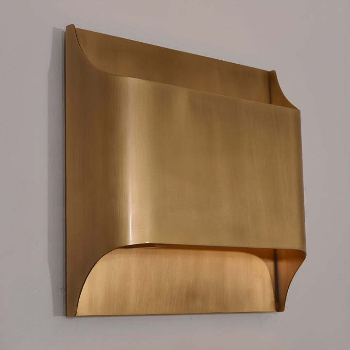 Lampa ścienna Leclerc z mosiądzu