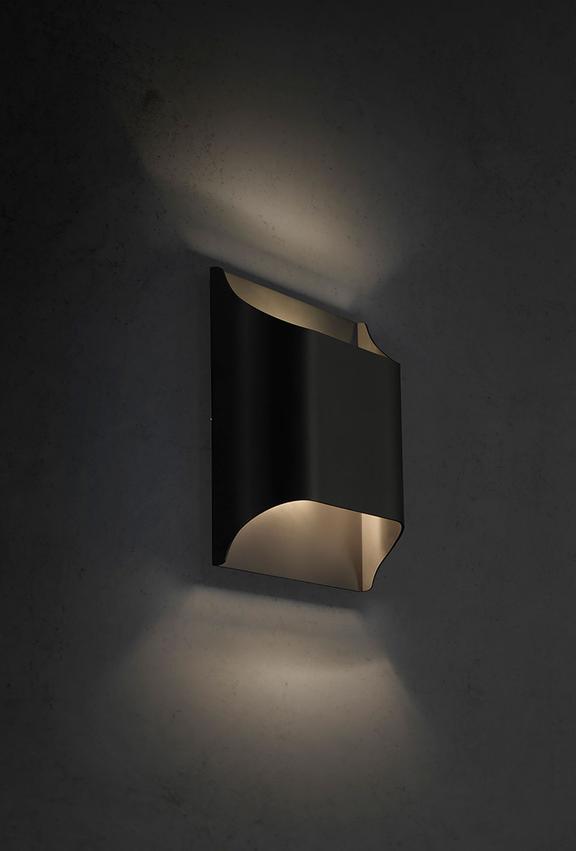 Lampa ścienna Leclerc z mosiądzu