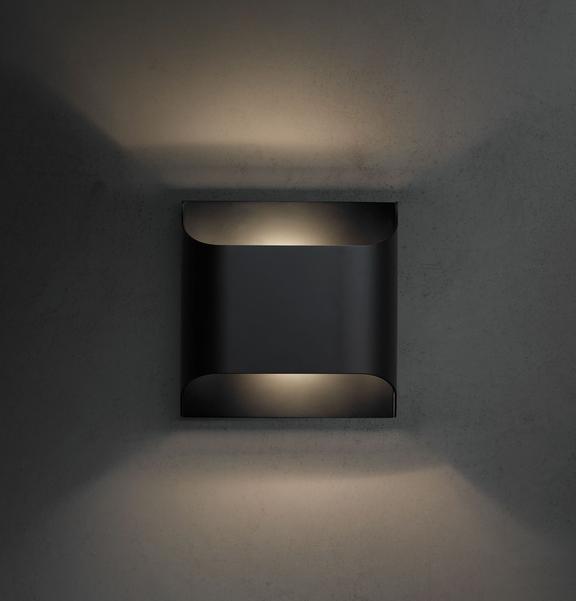 Lampa ścienna Leclerc z mosiądzu