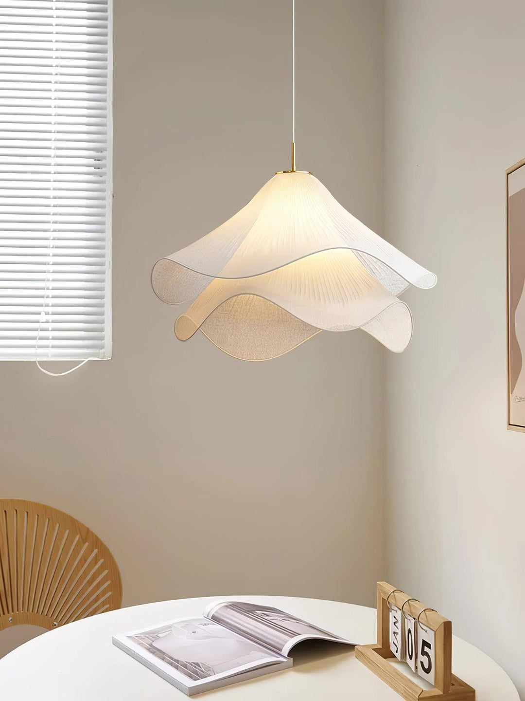 Eteryczny Kwiat Lampa Wisząca z Wtyczką