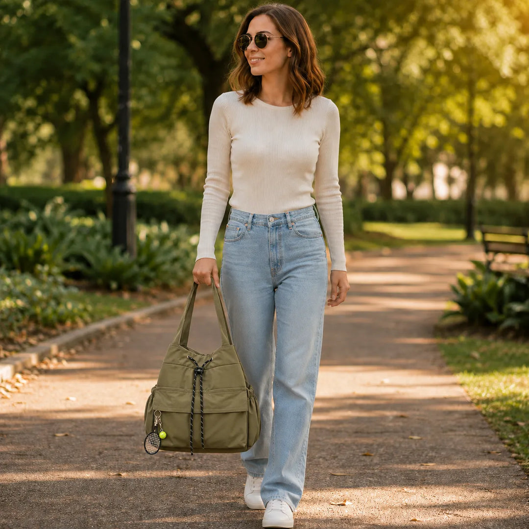 Torba Carryall – Konwertowalna torba z troczkami i plecak z kieszeniami cargo