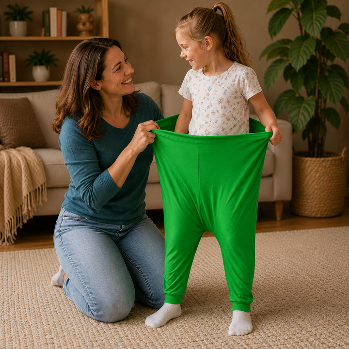 Gigglepants – Spodnie do łapania piłek do noszenia na rodzinną imprezę