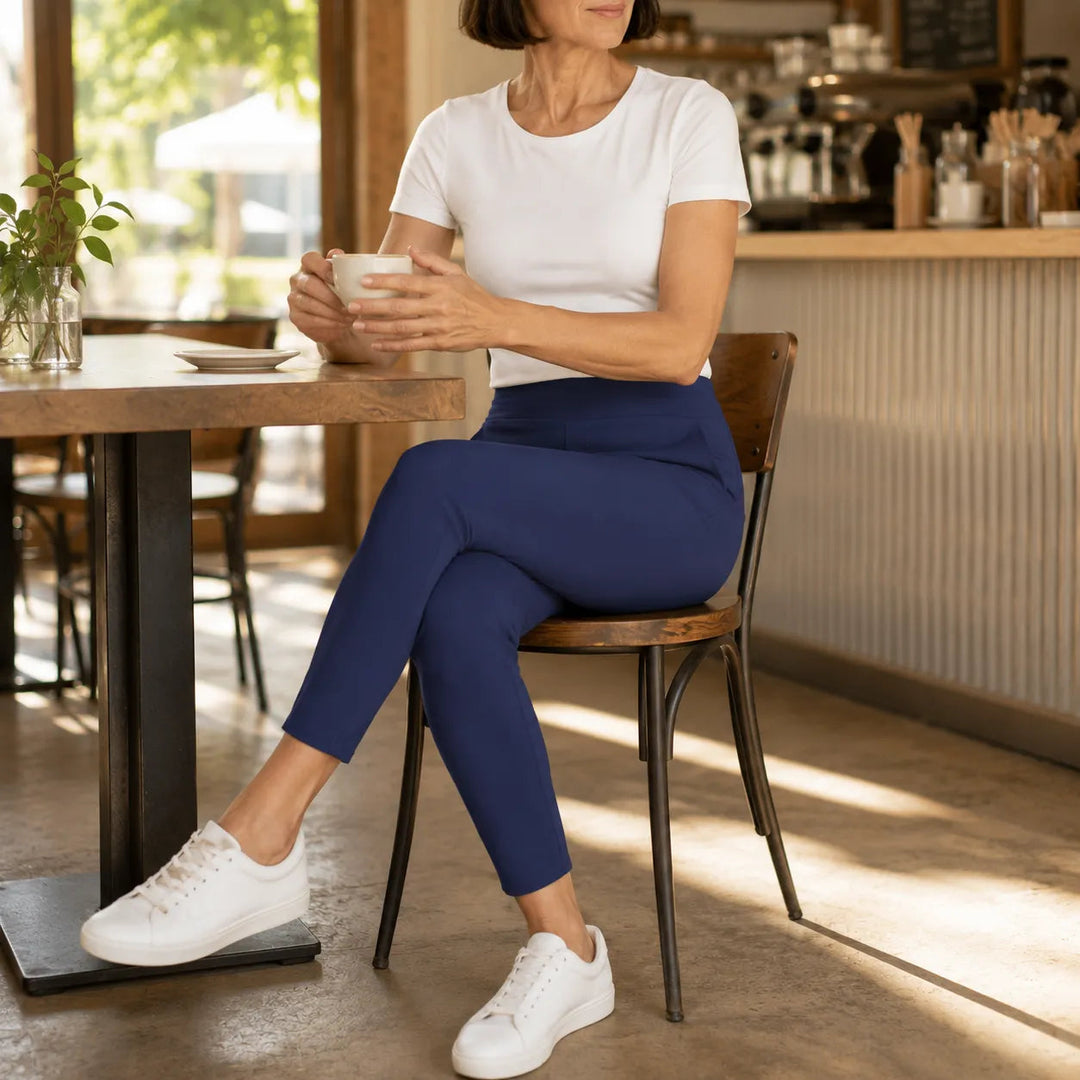 Wearlyn – Spodnie 7/8 z wysokim stanem i głębokimi kieszeniami