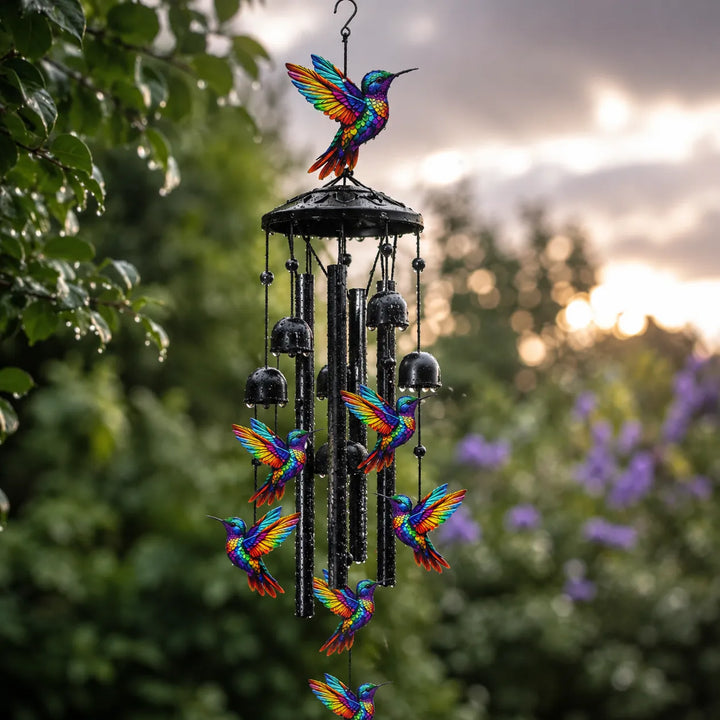 Dźwięki ptaków – Tęczowy dzwonek kolibrów do ogrodu, patio i werandy